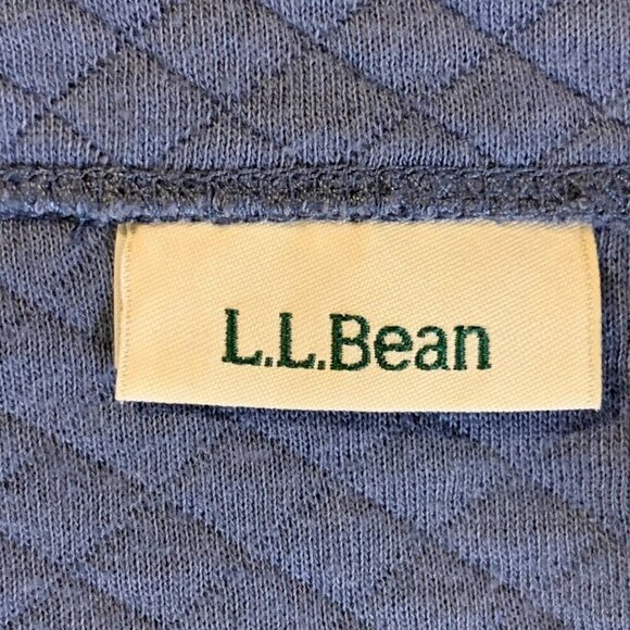 L.L. Bean Women's Quilted Open Front Classic Cotton Cardigan Size M - Picture 8 of 12